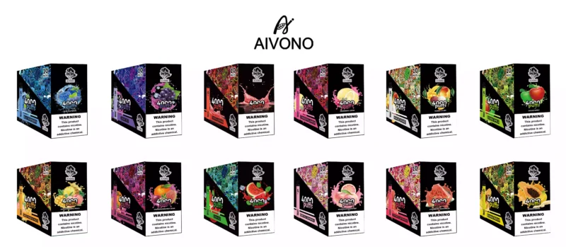 AIVONO AIM Bingo 4000 Puffs 0 2 5 Nikotiini Tukku Kertakäyttöinen Vape 12 Flavors OEM ODM Factory Vaporizer 30 skaalattuna