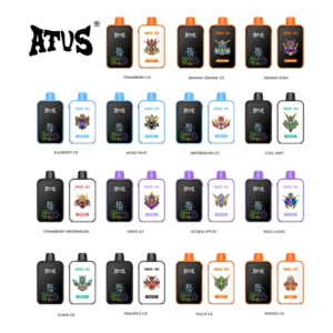 ATVS 25000 Puffs 100% originaal ühekordselt kasutatav vape hulgimüük 28ml õli mahutavus 1000mAh aku 5% nikotiini hulgi Osta kuumalt 2024 (6)
