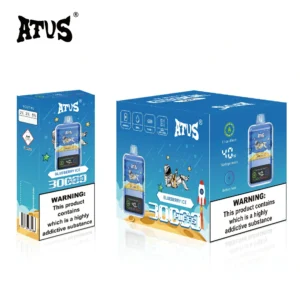 ATVS 30000 Puffs Jednorazowy Vape Hurtowo Kup 30ml Pojemność oleju 1000mAh Bateria 5 Nikotynowy ekran cyfrowy 7