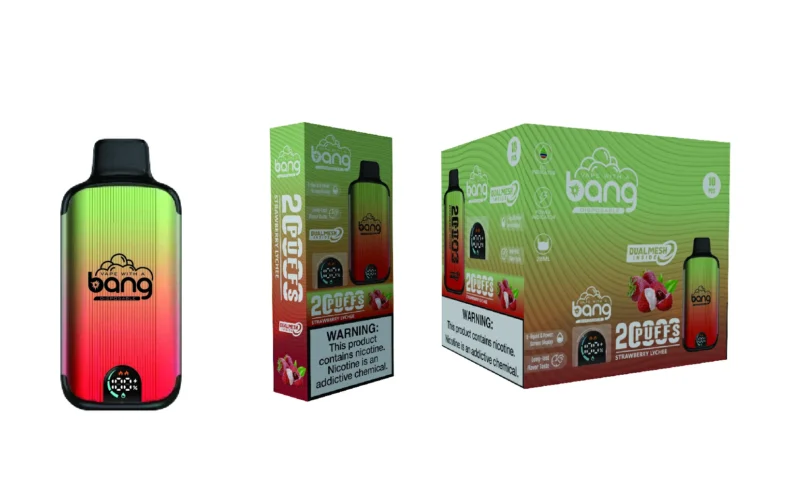 Bang 20000 Puffs Digital Screen New Product LED Display Disposable Vape 0 2 3 5 Nicotine Bang 20000 Puffs Rechargeable 15