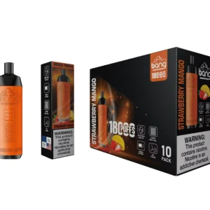 Bang DTL 18000 Puff monouso Vape E Juice Pod Dispositivo Flusso d'aria inferiore diretto al polmone 16 gusti con batteria ricaricabile 28 ml 18
