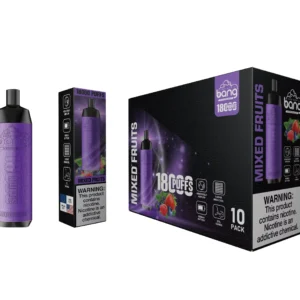 Bang DTL 18000 Puff monouso Vape E Juice Pod Dispositivo Flusso d'aria inferiore diretto al polmone 16 gusti con batteria ricaricabile 28 ml 20