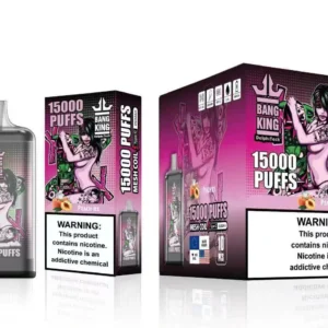 Bang King 15000 Puffs Vape descartáveis ​​atacado 0 2 3 5 Baixa nicotina 25ml Pod pré-preenchido 1.0ohm Mesh Coil 650mah Bateria recarregável 10