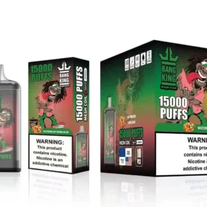 Bang King 15000 Puffs Vape descartáveis ​​atacado 0 2 3 5 Baixa nicotina 25ml Pod pré-preenchido 1.0ohm Mesh Coil 650mah Bateria recarregável 13