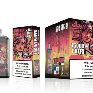 Bang King 15000 Puffs Vape Descartável Atacado 0 2 3 5 Baixa Nicotina 25ml Pod Pré-preenchido 1.0ohm Bobina de Malha 650mAh Bateria Recarregável 15