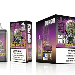 Bang King 15000 Puffs Vape descartáveis ​​atacado 0 2 3 5 Baixa nicotina 25ml Pod pré-preenchido 1.0ohm Mesh Coil 650mah Bateria recarregável 16