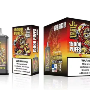 Bang King 15000 Puffs Vape Descartável Atacado 0 2 3 5 Baixa Nicotina 25ml Pod Pré-preenchido 1.0ohm Mesh Coil 650mah Bateria Recarregável 19