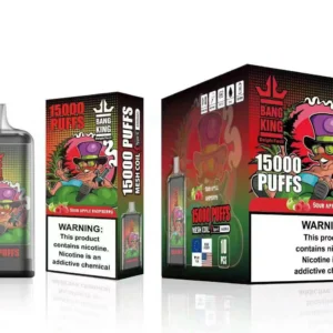 Bang King 15000 sopros descartáveis ​​Vape atacado 0 2 3 5 baixa nicotina 25ml pré-preenchida vagem 1.0ohm Mesh Coil 650mah bateria recarregável 2