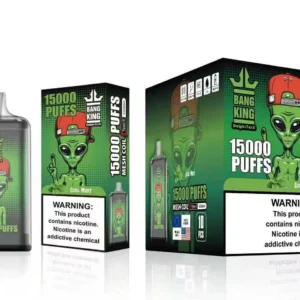 Bang King 15000 sopros descartáveis ​​Vape atacado 0 2 3 5 baixa nicotina 25ml pré-preenchida vagem 1.0ohm Mesh Coil 650mah bateria recarregável 3