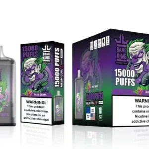 Bang King 15000 sopros descartáveis ​​Vape atacado 0 2 3 5 baixa nicotina 25ml pré-preenchida vagem 1.0ohm Mesh Coil 650mah bateria recarregável 4