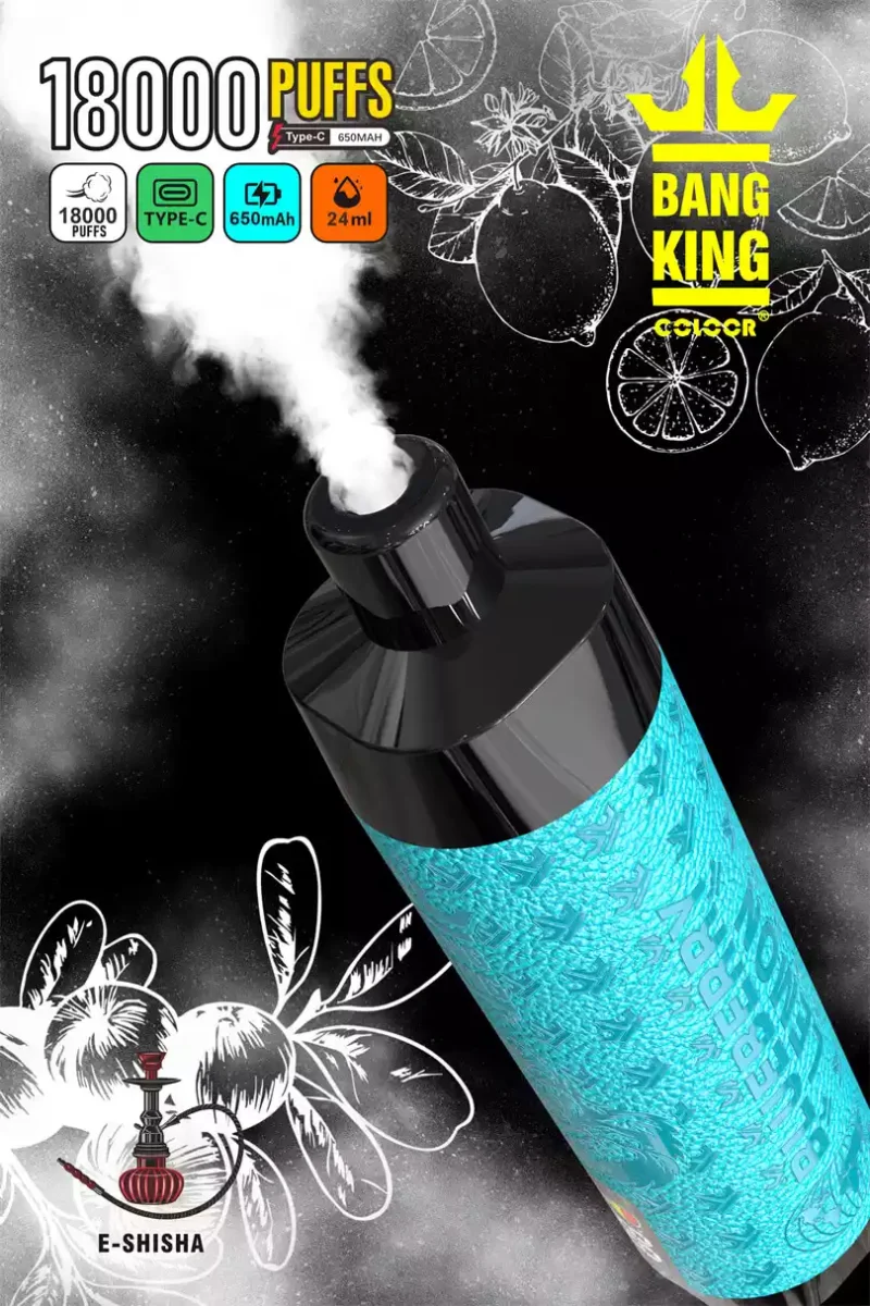 Bang King Shisha 18000 Puffs DTL Screen 8