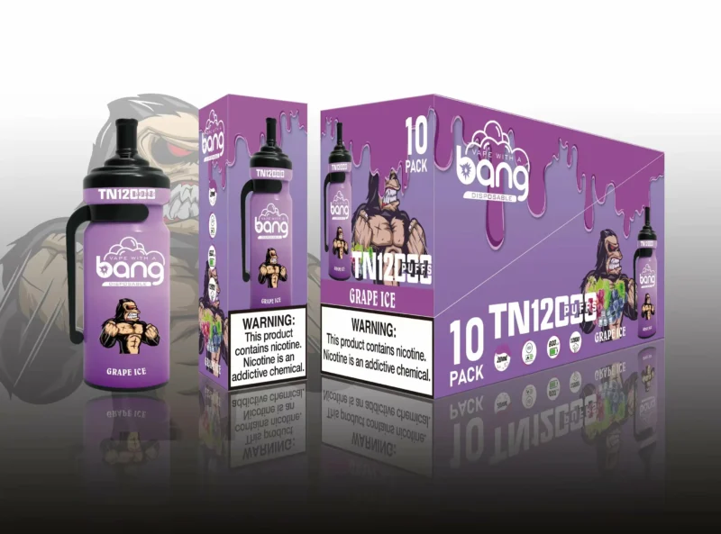 Bang Tn 12000 Puffs Distributoren Großhandel Vape Einweg 0 2 5 20 ml E Liquid 600 mAh Vape Pod 12 Geschmacksrichtungen 10 skaliert