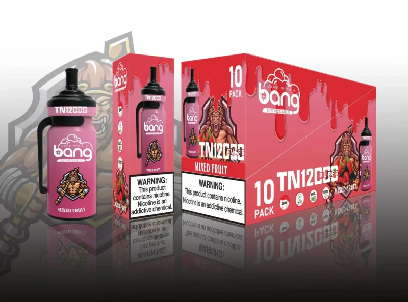 Bang Tn 12000 Puffs Distributoren Großhandel Vape Einweg 0 2 5 20 ml E Liquid 600 mAh Vape Pod 12 Geschmacksrichtungen 11 skaliert