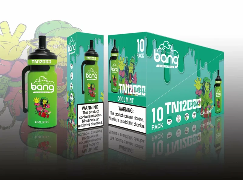 Bang Tn 12000 Puffs Distributoren Großhandel Vape Einweg 0 2 5 20 ml E Liquid 600 mAh Vape Pod 12 Geschmacksrichtungen 14 skaliert