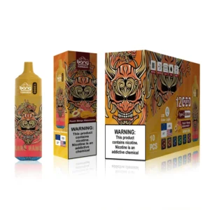 Bang Tornado 12000 Puffs Μίας χρήσης Vape Στυλό χονδρικής 20 Flavors 650 mAh Επαναφορτιζόμενη 0 2 3 5 Nicotine Original 7