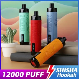 FIHP Nargile Nargile 12000 Puflar Şarj Edilebilir Pil LED Ekran Toptan Toplu Satın Al Tek Kullanımlık Vape 6