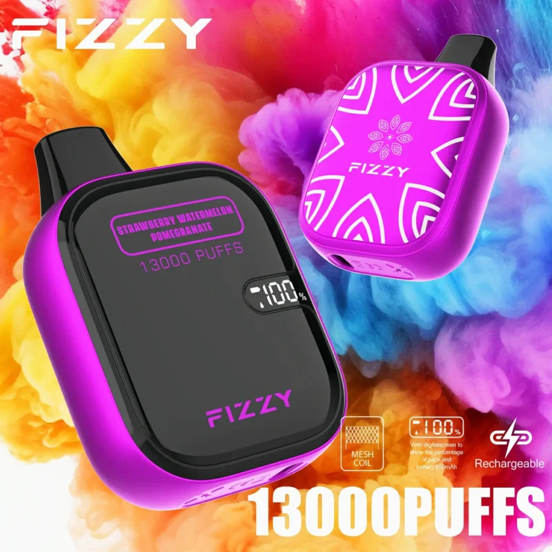 Fizzy Boom 13000 Puffs Bar Одноразова ручка для вейпів 2 5 Нікотин оптом Одноразові вейпи Оригінальний заводський склад ЄС 9