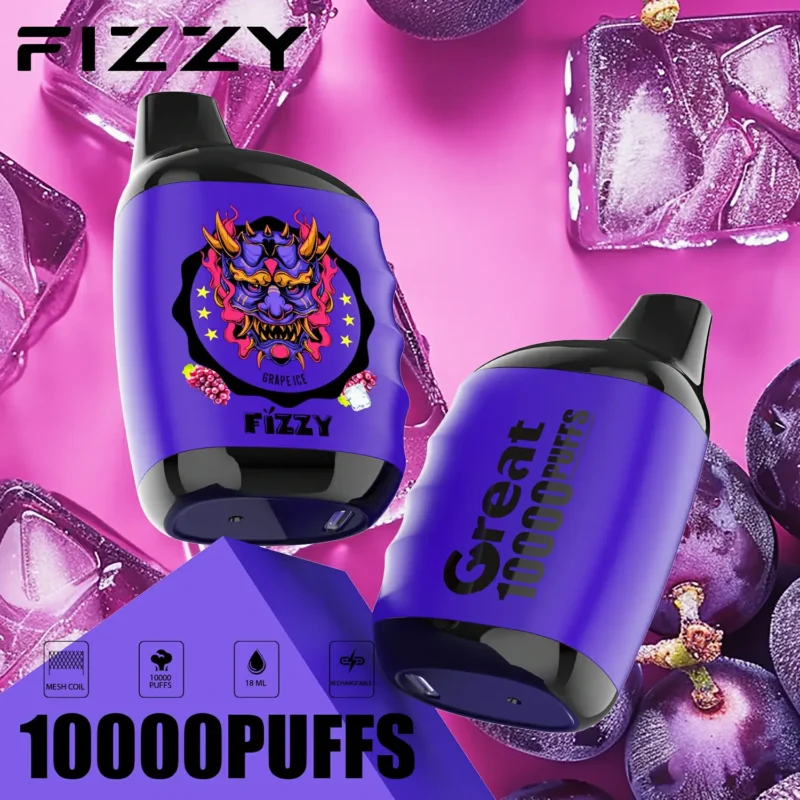 Fizzy Great 10000 Puffs Mesh Coil 2 5 Faible teneur en nicotine Stylos vape jetables en vrac Acheter 5