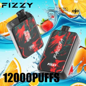 Fizzy Pandora 12000 Puff Engangs Vape EU Warehouse E Cigaretter 2 5 Nikotin 650 mah Genopladeligt batteri Bulk Køb Engros Engangs Vape 2024 Hot 1