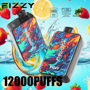 Fizzy Pandora 12000 Puff Engangs Vape EU Warehouse E Cigaretter 2 5 Nikotin 650 mah Genopladeligt batteri Bulk Køb Engros Engangs Vape 2024 Hot 10