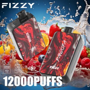 Fizzy Pandora 12000 Puff Engangs Vape EU Warehouse E Cigaretter 2 5 Nikotin 650 mah Genopladeligt batteri Bulk Køb Engros Engangs Vape 2024 Hot 5