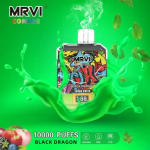 MRVI Coming 10000 PUFFS Jednorazowy Vape 19ml 2 3 5 Cyfrowy wyświetlacz o niskiej zawartości nikotyny Oryginalny Hurtowy jednorazowy Vape 5