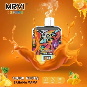 MRVI Coming 10000 PUFFS Jednorazowy Vape 19ml 2 3 5 Cyfrowy wyświetlacz o niskiej zawartości nikotyny Oryginalny Hurtownie Jednorazowe Vape 7