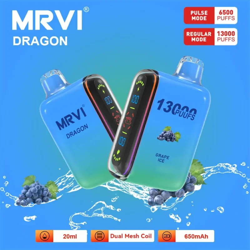 Mrvi Dragon 13000 Puffs 650mAh nabíjateľná batéria Veľkoobchodná jednorazová Vape 11