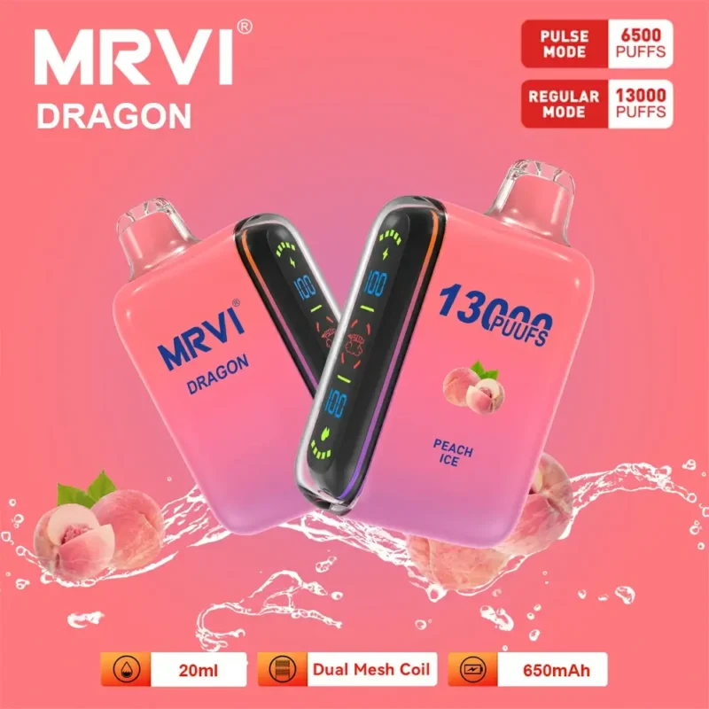 Mrvi Dragon 13000 Puffs 650mAh nabíjateľná batéria Veľkoobchodná jednorazová Vape 5