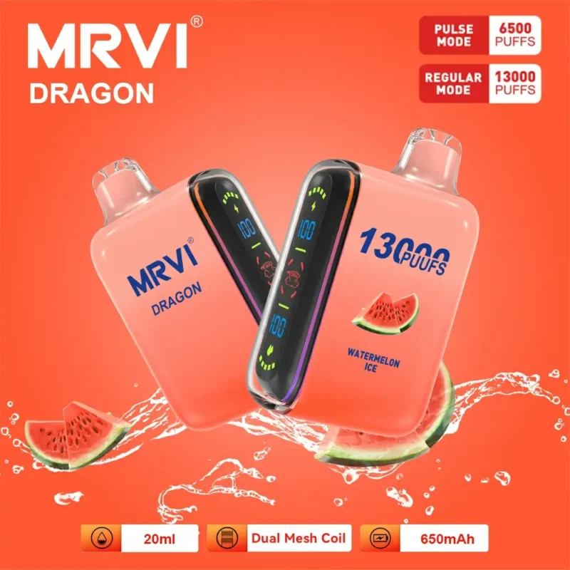 Mrvi Dragon 13000 Puffs 650mAh nabíjateľná batéria Veľkoobchodná jednorazová Vape 8