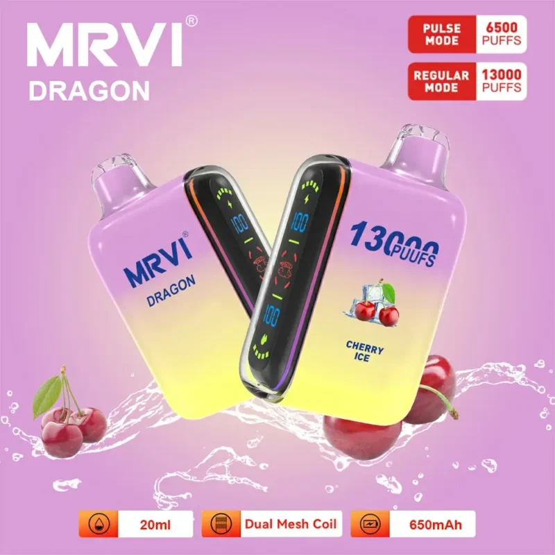 Mrvi Dragon 13000 Puffs 650mAh nabíjateľná batéria Veľkoobchodná jednorazová Vape 9