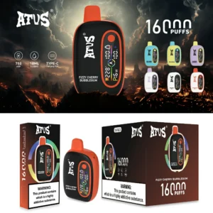 Novinka 15 příchutí ATVS 16000 Puffs 18ml 750mAh Jednorázová Vape Velkoobchod Original Factory 2 5 Nikotin 1