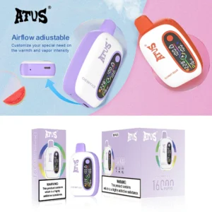 Novinka 15 příchutí ATVS 16000 Puffs 18ml 750mAh Jednorázová vapka Velkoobchod Original Factory 2 5 Nikotin 10