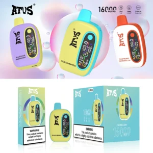 Novinka 15 příchutí ATVS 16000 Puffs 18ml 750mAh Jednorázová vape Velkoobchod Original Factory 2 5 Nikotin 18