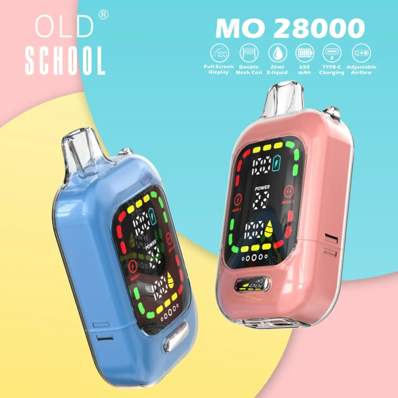 Wholesale Bulk Purchase OLD School MO 28000 Puffs Disposable Vape Pen 26ml Multiple Nicotine 0 2 3 5 Direct From Factory 3 scaled