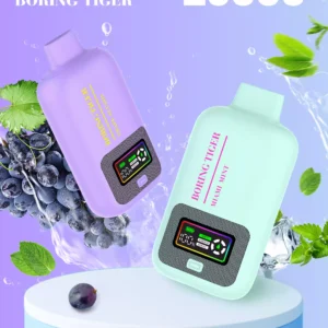 2024 New Arrival Boring Tiger 25000 Puffs Wholesale Disposable Vapes Buy Bulk 5 Nicotine LCD Display Long term Vape 17 Flavors Option 4