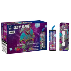 UZY Bar 8000 Puffs 0% 2% 3% 5% Χαμηλής νικοτίνης 14ML Επαναφορτιζόμενη Χονδρική Μαζική Αγορά (14)