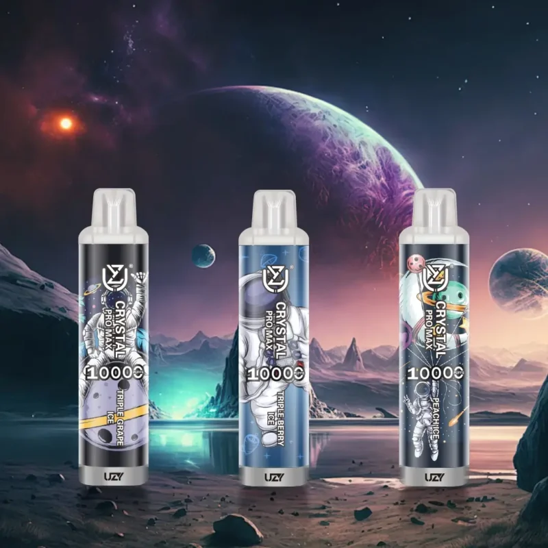 UZY Crystal Pro Max 10000 Puffs Nakup v velikem obsegu 0 2 3 5 Nikotin 16 ml 20 Okus za ponovno polnjenje TypeC Veleprodajno pero za enkratno uporabo Vapes Super Nizka cena 16