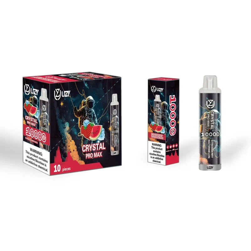 UZY Crystal Pro Max 10000 Puffs Nakup v velikem obsegu 0 2 3 5 Nikotin 16 ml 20 Okus za ponovno polnjenje TypeC Veleprodajno pero za enkratno uporabo Vapes Super nizka cena 18