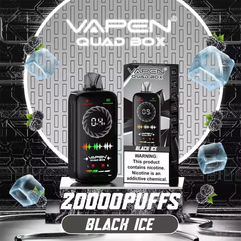 VAPEN QUAD BOX 20000 PUFFS Bulk Koop oplaadbaar 2 5 Laag nicotinegehalte 28 ML Groothandel Wegwerpvapes LED-licht 2024 Hot elektronische sigaret 14