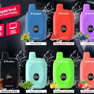 Vookbar COCO 6600 Rookwolken Koop bulkgroothandel Wegwerpvapes 3% Oplaadbaar LCD-scherm met laag nicotinegehalte Originele Fa (1) (2)