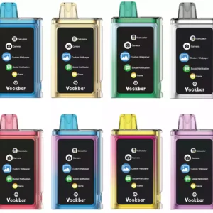 Vookbar Cyber Pro 30000 Puffs Wholesale Disposable Vapes SNS Message Bluetooth Connect 5% Nicotine 2024 New Arrival 20 Flavors (1) (2)