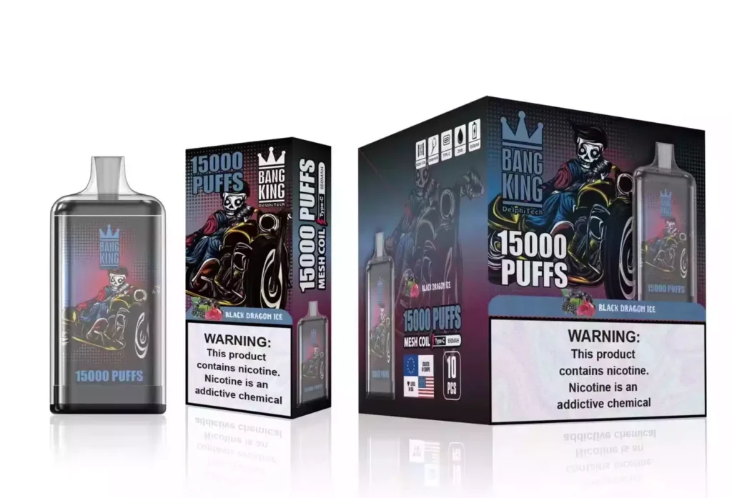 Meilleur fournisseur pour les commandes en gros de Bang King 15000 Puffs