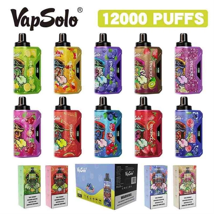 Melhores sites para comprar Vapsolo Viking 12000 Puffs a granel