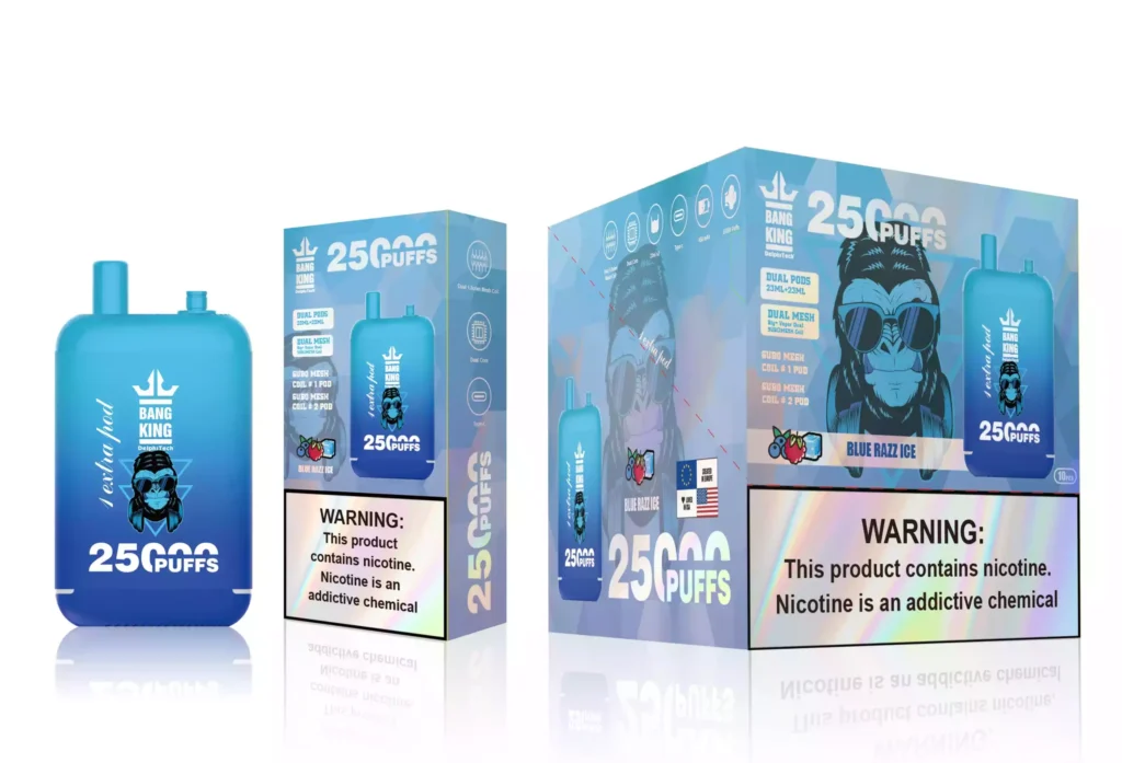 Où acheter des vapes à double saveur Bang King 25 000 bouffées en vrac 2 1