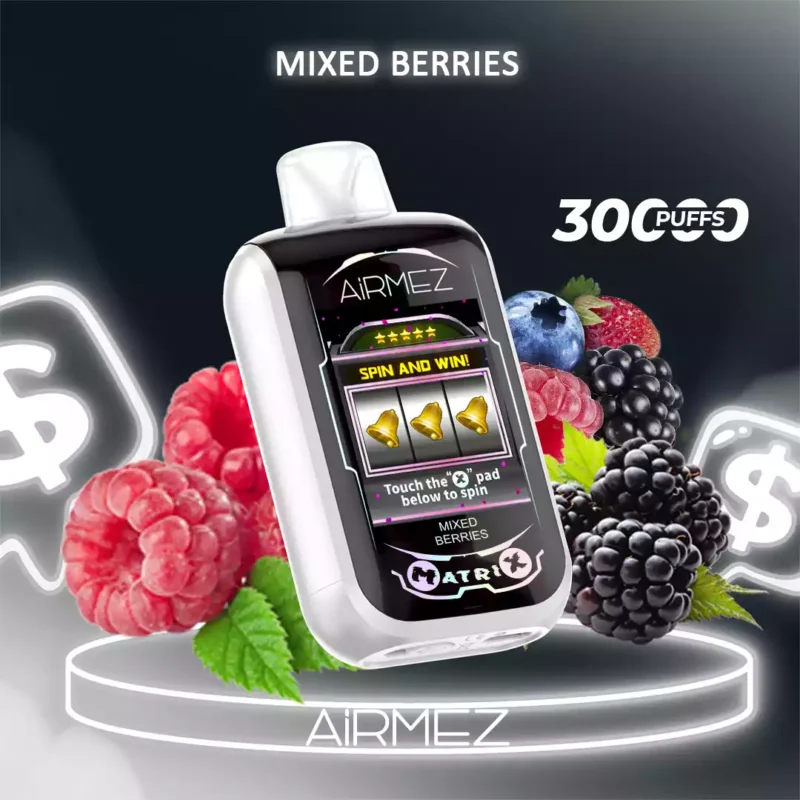 Airmez Matrix Pro Pen Vape de unică folosință 30000 Puff-uri Baterie reîncărcabilă tip C cu bobină dublă cu plasă 14