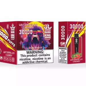 Υψηλής ποιότητας Bang King 30000 Puffs Pro στυλό μιας χρήσης με επαναφορτιζόμενη μπαταρία 36ml E-Liquid και πολλαπλές επιλογές νικοτίνης (1)