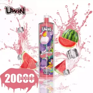 Højkvalitets Uwin SHISHA HOOKAH Crystal 20000 Puffs Engangs Vape Pen med flere nikotinniveauer 0 2 3 5 25ml Kapacitet Type C Genopladeligt batteri 4 1