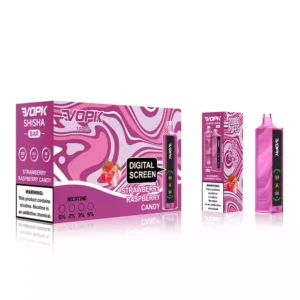 Hoge kwaliteit VOPK Shisha BAR 20000 Rookwolken Wegwerpvape-pen met Dual Mesh en 0,6 ohm Mesh Coil Verkrijgbaar in 0, 2, 3, 5 Nicotine en 28 ml E-vloeistofcapaciteit 1