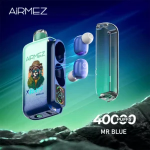 Premium Airmez Xbeats 40000 Puffs Disposable Vape Pen with Airmez Unique Dual Mesh Coil and Rechargeable Battery Available in Multiple Flavors Levels 10